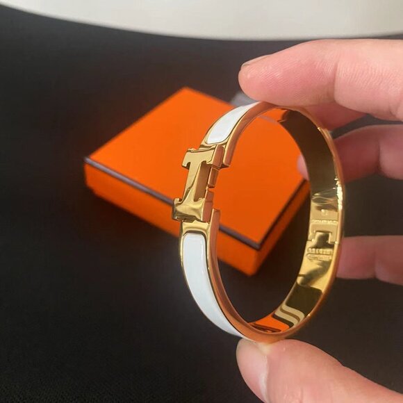 Hermes white bracelet - Picture 1 of 5